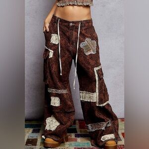POL “ Maple Trail “ Patch Pants | Redbean Multi